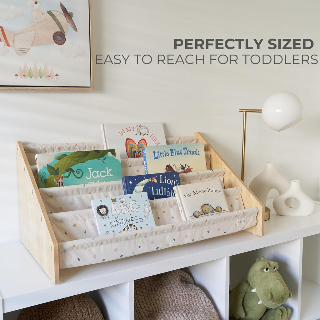 Bibliothèque Montessori Compacte pour Enfant — Rangement Frontal