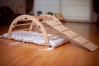 Set d'Escalade Montessori — Arche, Bascule, Rampe et Coussin