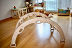 Set d'Escalade Montessori — Arche, Bascule, Rampe et Coussin