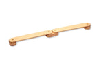 Poutre d'Équilibre Montessori avec Pierres de Gué — Set en Bois