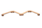 Poutre d'Équilibre Montessori avec Pierres de Gué — Set en Bois
