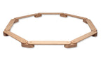 Poutre d'Équilibre Montessori avec Pierres de Gué — Set en Bois