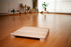 Poutre d'Équilibre Montessori avec Pierres de Gué — Set en Bois