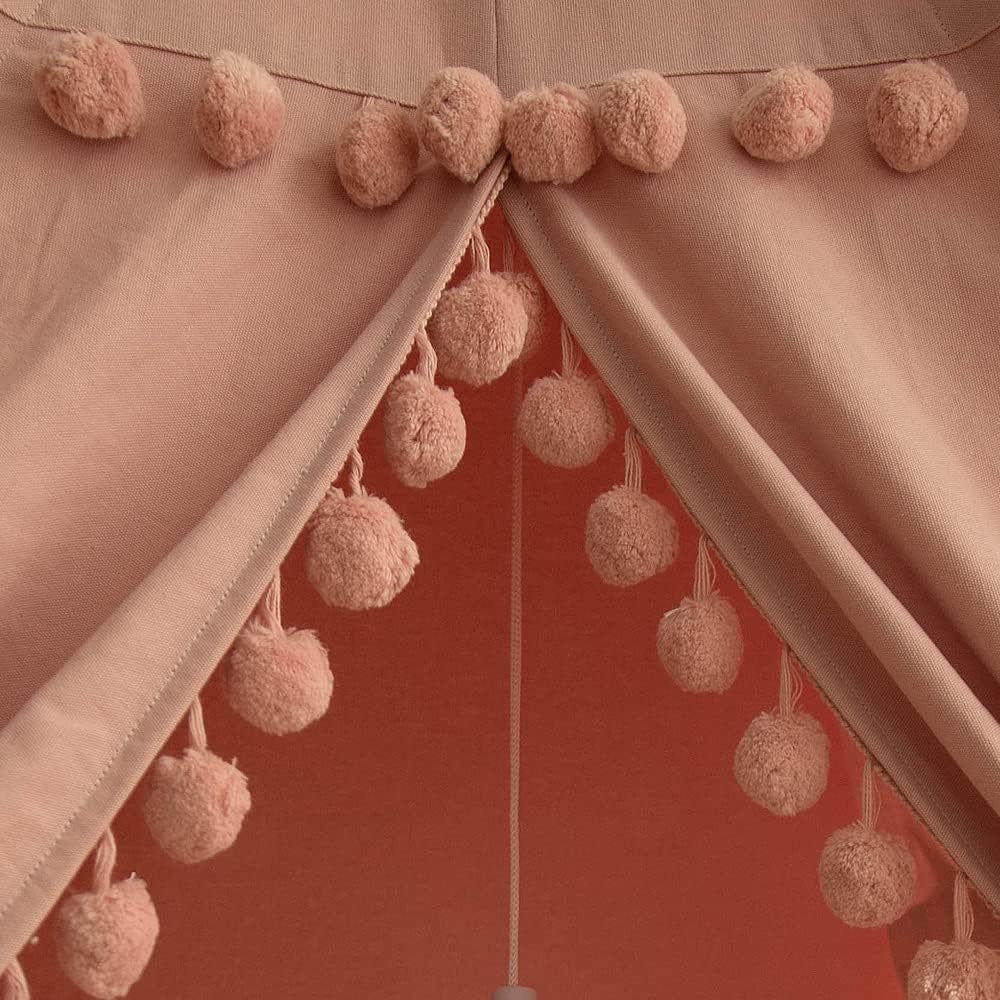 Tipi pour Enfant avec Tapis Pliable — Tente de Jeu Intérieur/Extérieur
