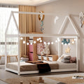 Lit Cabane Montessori avec Toit — Cadre en Bois pour Enfant