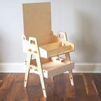 Table d'Art Montessori avec Tableau Noir — Bureau Créatif en Bois