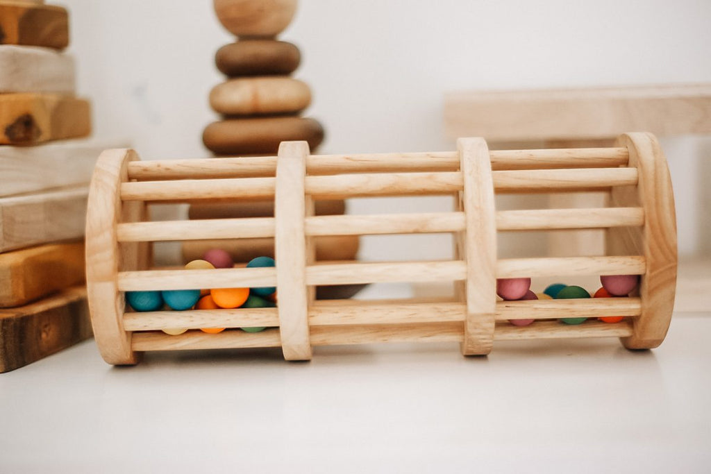Tour de Pluie en Bois — Jouet Sensoriel et Musical Montessori