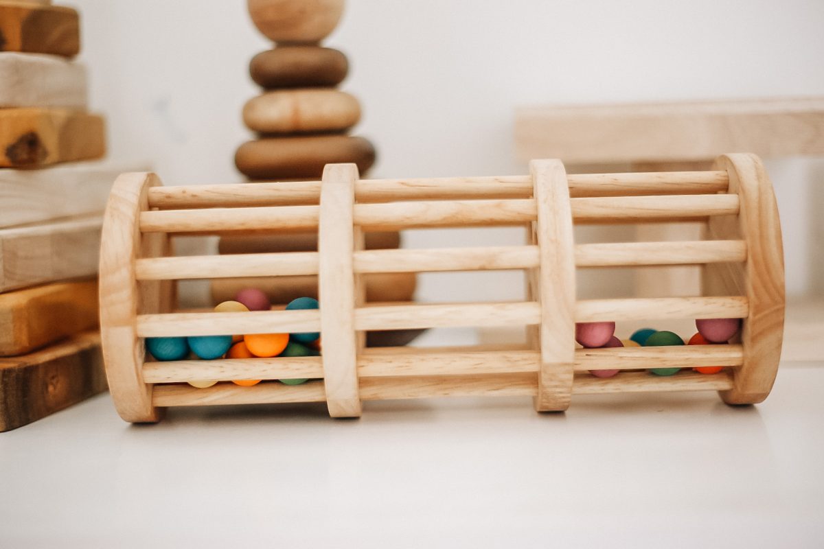Tour de Pluie en Bois — Jouet Sensoriel et Musical Montessori