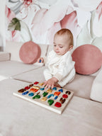 Puzzle Alphabet en Bois — Lettres Minuscules Colorées Montessori