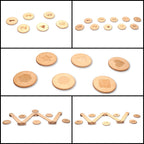 Poutre d'Équilibre Montessori avec Pierres de Gué — Set en Bois