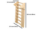 Triangle d'Escalade Pikler Pliable avec Rampe — Structure Montessori en Bois